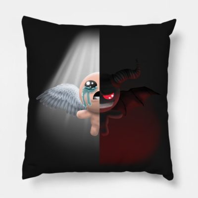 Duality Throw Pillow Official The Binding Of Issac Merch