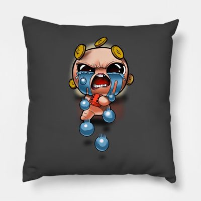 Binding Of Isaac Throw Pillow Official The Binding Of Issac Merch