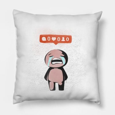 Nobody Loves Me Throw Pillow Official The Binding Of Issac Merch