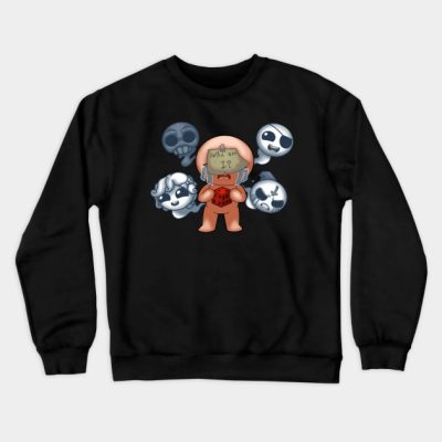 Who Is Isaac Crewneck Sweatshirt Official The Binding Of Issac Merch