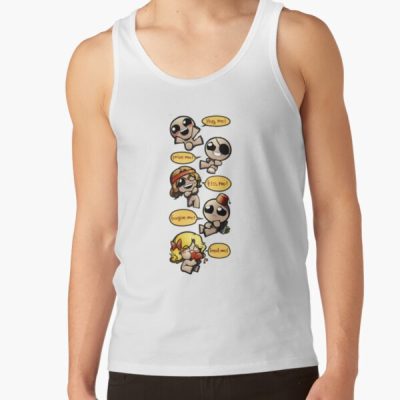 Funny The Binding Of Isaac Design Tank Top Official The Binding Of Issac Merch