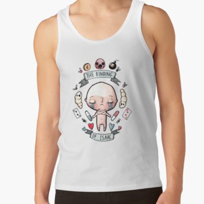 Funny The Binding Of Isaac Design Tank Top Official The Binding Of Issac Merch