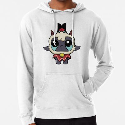 Cult Of The Lamb Isaac Transformation Sticker Hoodie Official The Binding Of Issac Merch