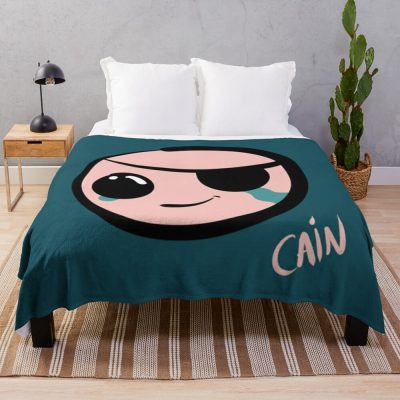 Cain - The Binding Of Isaac Throw Blanket Official The Binding Of Issac Merch