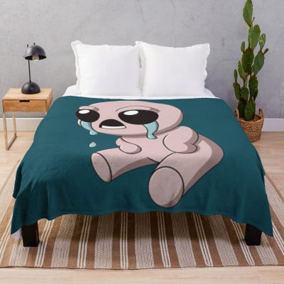 Funny The Binding Of Isaac Design Throw Blanket Official The Binding Of Issac Merch