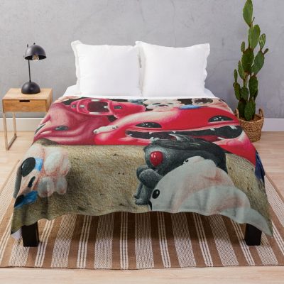 Fan Art "The Binding Of Isaac" Throw Blanket Official The Binding Of Issac Merch