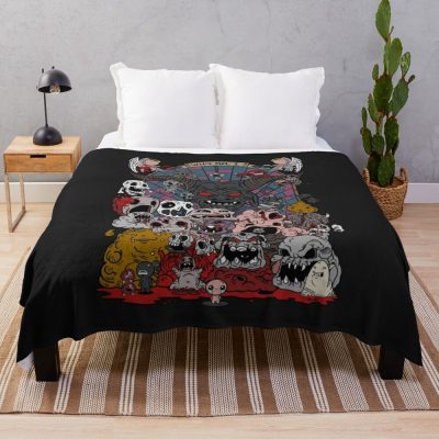 The Binding Of Isaac Throw Blanket Official The Binding Of Issac Merch