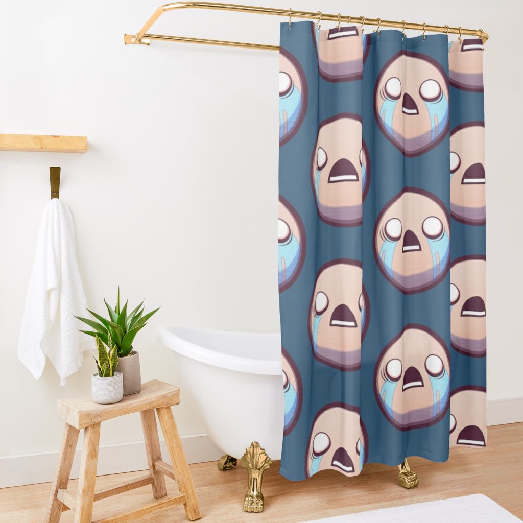 Binding Of Isaac Shower Curtain Official The Binding Of Issac Merch