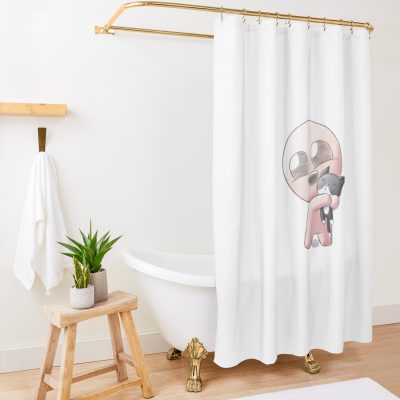 Isaac Cat Shower Curtain Official The Binding Of Issac Merch