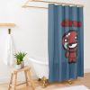 La Liaison De Meat Boy  Essentiel Shower Curtain Official The Binding Of Issac Merch