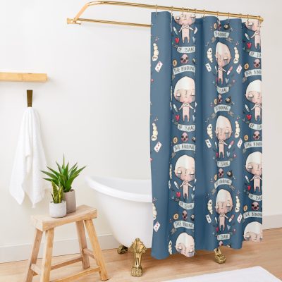 Funny The Binding Of Isaac Design Shower Curtain Official The Binding Of Issac Merch