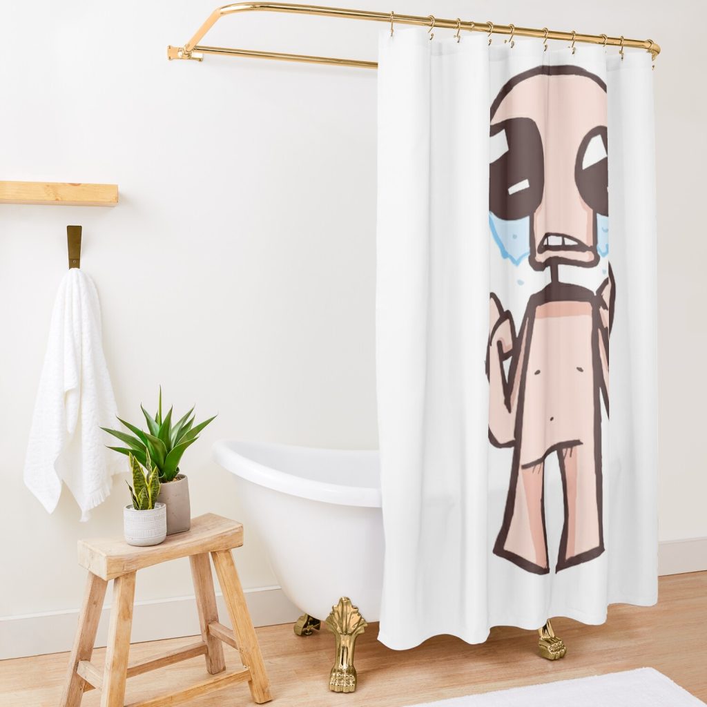 Binding Of Isaac Shower Curtain Official The Binding Of Issac Merch