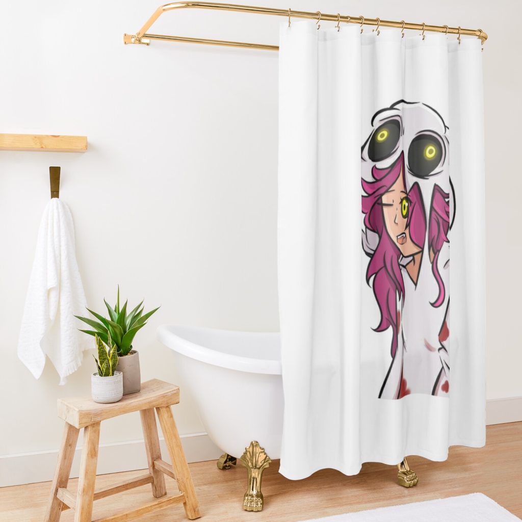 The Binding Of Isaac Shower Curtain Official The Binding Of Issac Merch