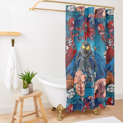 The Binding Of Isaac Shower Curtain Official The Binding Of Issac Merch