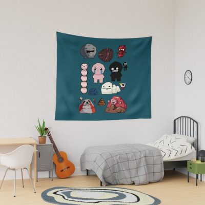 Funny The Binding Of Isaac Design Tapestry Official The Binding Of Issac Merch