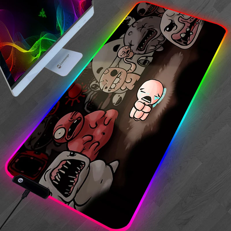 The Binding Of Isaac Crying And Friends Mouse Pad