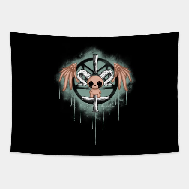 The Binding Of Isaac Death Baby Tapestry