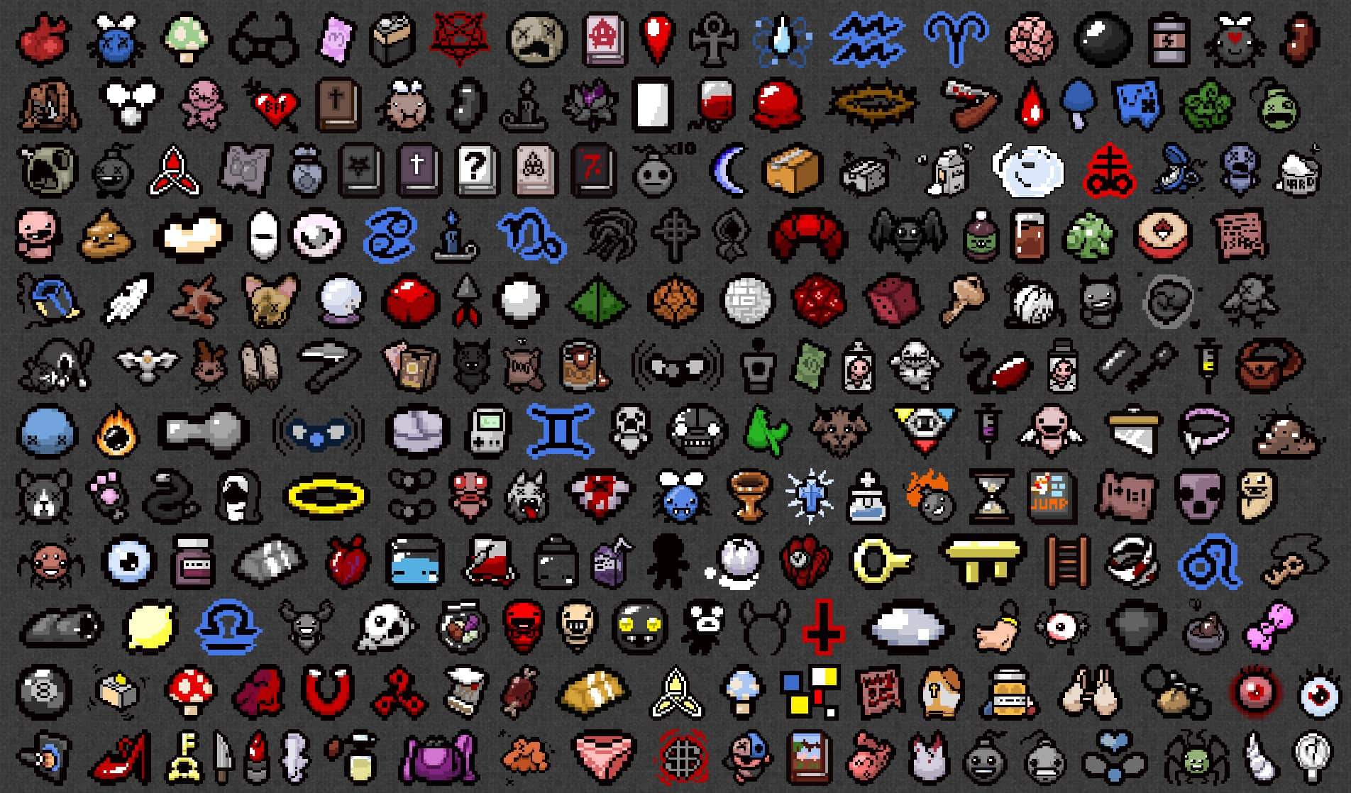 The Binding of Isaac Items and Power-ups (1)