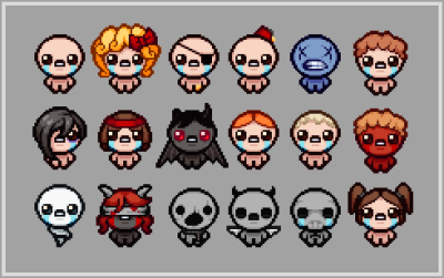 The Binding of Isaac character